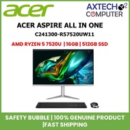 Acer Aspire C241300-R57520UW11 All-In-One Desktop PC ( Ryzen 5 7520U, 16GB, 512GB SSD, ATI, W11, HS)