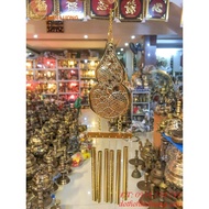 100% Brass 6-Tube Feng Shui Wind Chimes - Door Hanging Wind Chimes - Bronze gourd wind chimes