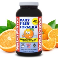 Yerba Prima Orange Daily Fiber Formula 1pound - Non-GMO, Gluten Free, Made in The USA, Delicious Nat