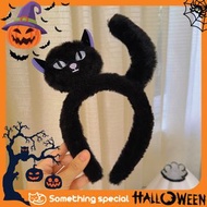 萬聖節裝扮配件系列-暗黑風黑貓咪頭箍-髮箍-髮帶-Happy Halloween