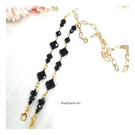 Face Mask Holder | Face Mask Chain Crystal beads