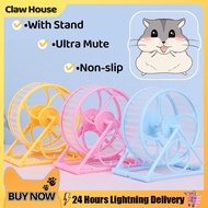 Hamsters Running Wheel Hamster Fully Enclosed Silent Sports Wheel Anti-Skid Treadmill Hamster Plastic Running Wheel Hamster Wheel Turntable Diameter 12CM Hamster Toy Hamster Accessories Hamster Supplies (Blue/Pink/Yellow)