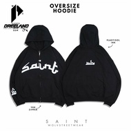 Dreeland Jaket Oversize Hoodie Cotton Fleece 300 gsm