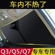 Block the front block Q7Audi sunshade glass for car interior Q3 Heat insulation suitable for Q5Sun P