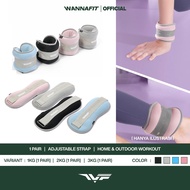 WANNAFIT Ankle Wrist Bracelet Weight Sandbag | 0.6kg 1kg 2kg Hand and Foot Weight Bracelet