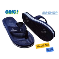 Islander White/Blue Men's Authentic And Rubber Slippers/fliplops