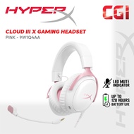 HyperX Cloud III Spatial Audio Gaming Headset - White | Pink (9W1Q4AA)