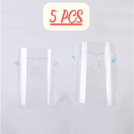 CD HOME Face Shield 5PCS หน้ากากใส เฟสชิล เฟสชิวแบบแว่น แว่นเฟสชิว แว่นตาป้องกันใบหน้า เฟซชิลด์ ชนิด