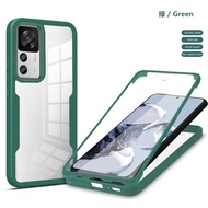 CZM360 Degree Case For Xiaomi 12T 5G 12T Pro 11T Pro 13 Pro 13 Lite 12X 11 Lite 13 12 11T Transparent Double-sided Shockproof Cover