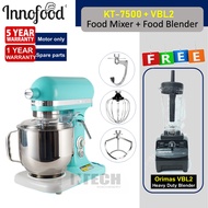 INNOFOOD KT-B7/KT-7500 STAND MIXER (HEAVY DUTY)+ORIMAS VBL2 COMMERCIAL BLENDER (BLUE)