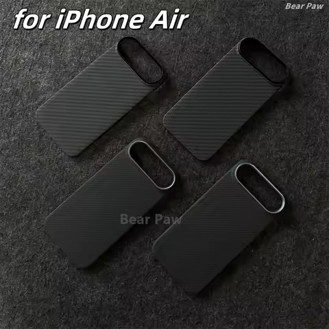 Cases for iPhone 17 Air iPhone Air Aramid Carbon Fiber Magnetic Case for Apple iPhone Air Thin Carbo
