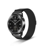 ✨現貨✨適用小米WatchS3米蘭尼斯磁吸錶帶S2/s1pro智能運動手錶Color2金屬不銹鋼錶鏈華米GTR4防水透氣