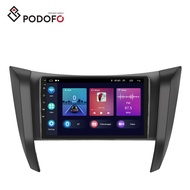Podofo Android 13 1+16/2+32G 9" 2Din Car Radio For Nissan NAVARA 2016 Wireless CarPlay GPS WIFI FM R