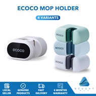 Ecoco Mop Holder No Drill Bathroom Mop Holder Waterproof Hanger Clip Wall Mop Rack Bathroom Holder S