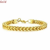 Stainless Steel Chain Buckle Bracelet Men Fashion Jewelry