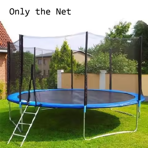 4-8ft Outdoor Trampoline Protective Net For Kids Children Anti-fall Nylon Trampoline Jumping Pad Saf