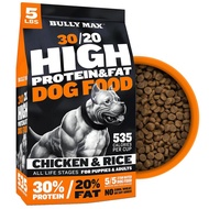 Bully Max 30/20 High Protein  Food 535 Calories per Cup with TruMune Technology, Supports  Growth, M