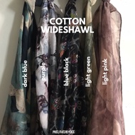 BELOW RM5 | PRINTED WIDESHAWL | COTTON WIDESHAWL PRELOVED