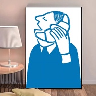Z4WR 1PC J-Jean Art Jullien HD Poster Art Waterproof Paper Sticker Coffee House Bar Room Wall Decor 