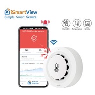 Wi-Fi Smoke Detector 無線Wi-Fi煙霧/高溫感測器 當偵測有煙霧或高溫時APP實時警報訊息通知 簡易安裝 智能家居推薦