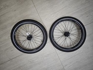 DAHON 20寸406 碟煞輪 連 內外胎
