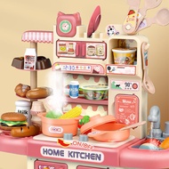 Children Play House Kitchen Toys Girls Baby 3 Cooking Simulation Kitchenware Set Boys 6th Birthday G