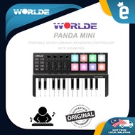 WORLDE Panda Mini MIDI Keyboard MIDI Controller and Drum Pad MINI 25-Key Ultra-Portable USB MIDI Key