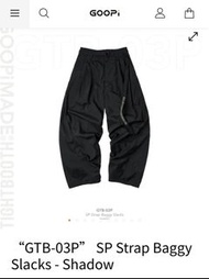 TIGHTBOOTH GTB-03P SP Strap Baggy Slacks - Shadow (size 1)
