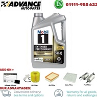 120766 Mobil 1™ Extended Performance SAE 5W30 fully synthetic engine oil (4.73L) protects for 20k mi