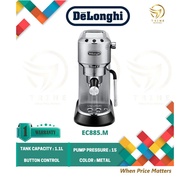 DeLonghi Dedica Arte Metal - Pump Espresso Coffee Machine EC885.M