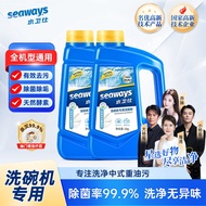 水卫仕（seaways）洗碗机专用洗碗粉  洗碗机洗涤剂 光亮碗碟洗碗块洗涤块 洗碗机专用洗碗粉1kg*2