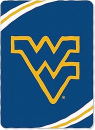 NCAA West Virginia Mountaineers 64-Inch-by-86-Inch Fleece Blanket