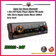 Zspec Car Stereo Bluetooth 1 Din 24V Radio Player Digital FM Audio 1Din Sterio Digital Audio Music 6
