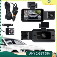 Leadingstar 3-Channel 1080P WiFi Car Dash Cam Front Inside Rear Camera Recorder 3" Infrared Screen N