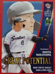 Oisix新潟天鵝之皇中山翔太 Shota Nakayama 2020 BBM #S77
