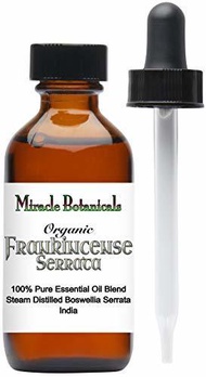 Miracle Botanicals Organic Frankincense Essential Oil - 100% Pure Boswellia Serrata - Therapeutic...