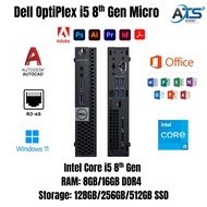 Mini/Micro Dell Desktop PC Intel i3/i5/i7 6th, 7th, 8th, 9th Gen For Office, Editing, School (Used)