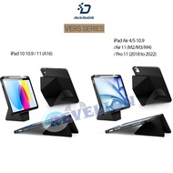 [SG] DUX DUCIS VERS iPad Case 11 inch A16 10th Gen Air 4/5/11 M2 M3 M4 Pro 11 Cover - Leather Stand 