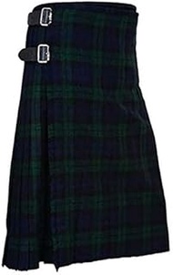 Kilts for Men Scottish Kilts for Men Black Watch Tartan Kilt for Men 8 Yard Men's Kilt (30'' to 50''