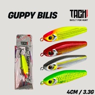 Gewang Minnow Umpan TACHI Guppy Bilis Sinking 4cm/3.3g Killer Fishing Lure Bait Casting Sebarau PB K
