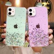 tj7_r49wmk Casing OPPO A12e A12 Reno 3 F11 F9 Pro F7 A5s A3s A1K Glitter Cute Jelly Meteor Transpare