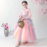 2T-11T DRESS UNICORN ANAK PANJANG / GAMIS UNICORN ANAK LENGAN PANJANG BAJU ULANG TAHUN