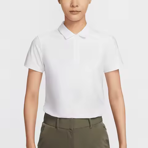 Nike Official Authentic Summer New Women's Outdoor Golf Short Sleeve Polo Shirt FQ1575-100