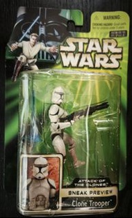 全新 星球大戰 STAR WARS 3.75吋 "Attack Of The Clones" 帝國複製人白兵 Clone Trooper (Hasbro)