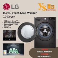 (KL/SEL/N.SEMBILAN) LG 11.0/7.0KG Front Load 2 IN 1 Washer Dryer FV1411H3BA