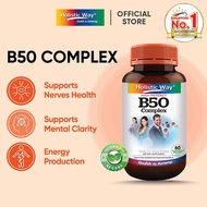 Holistic Way High Potency B50 Complex - Vegan (60 Vegetarian Capsules)