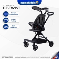 Mamakiddies EZ Twist Foldable Baby Stroller Compact Lightweight 2 Way Facing Cabin Size