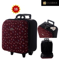 BAG BKK Luggage Wheal กระเป๋าเดินทางหน้านูน กระเป๋าล้อลากขนาด 16x16 นิ้ว Code BF7801-16 Paris France