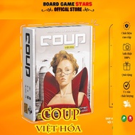Boardgame COUP Card Game Vietnamese Version [Premium Product] Power War COUP [BoardGame STAR]