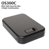 Grosirunik99 OS300C - Mini Safe Box 3-Digit Combination Lock - Portable Safe